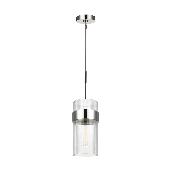 Myhouse Lighting Visual Comfort Studio - CP1171PN - One Light Pendant - Geneva - Polished Nickel