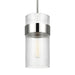 Myhouse Lighting Visual Comfort Studio - CP1171PN - One Light Pendant - Geneva - Polished Nickel