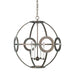 Myhouse Lighting Visual Comfort Studio - CP1204IP - Four Light Pendant - Green Park - Iron Port