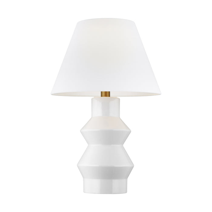 Myhouse Lighting Visual Comfort Studio - CT1041ARCBBS1 - One Light Table Lamp - Abaco - Arctic White