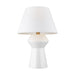 Myhouse Lighting Visual Comfort Studio - CT1061ARCBBS1 - One Light Table Lamp - Abaco - Arctic White