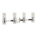 Myhouse Lighting Visual Comfort Studio - CV1024PN - Four Light Vanity - Geneva - Polished Nickel