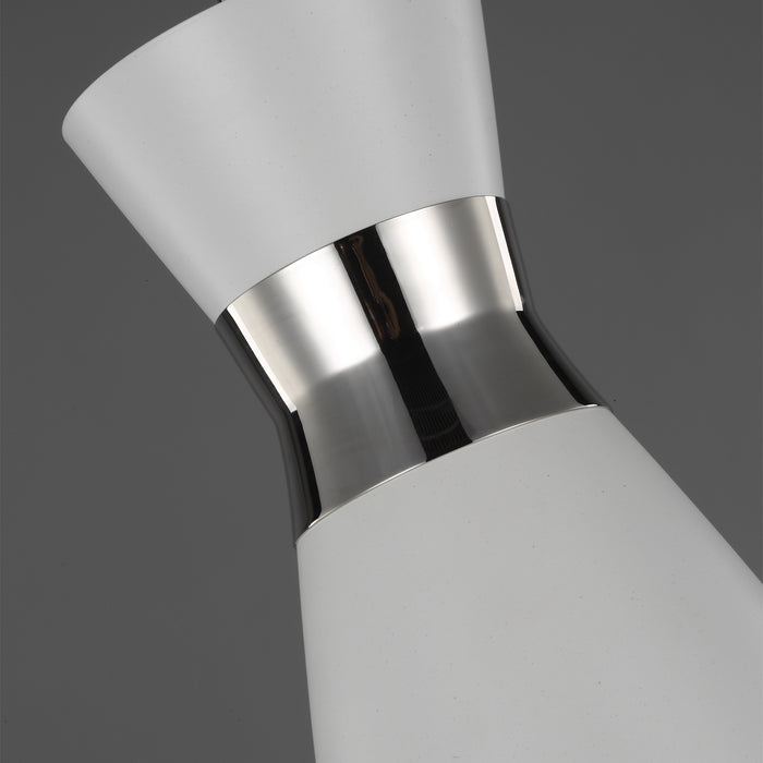 Myhouse Lighting Visual Comfort Studio - EP1221MWTPN - One Light Pendant - Heath - Polished Nickel