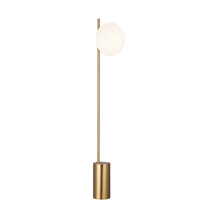 Myhouse Lighting Visual Comfort Studio - ET1361BBS1 - One Light Floor Lamp - Lune - Burnished Brass