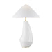 Myhouse Lighting Visual Comfort Studio - KT1231ARC1 - One Light Table Lamp - Contour - Arctic White