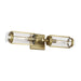 Myhouse Lighting Visual Comfort Studio - LV1002TWB - Two Light Wall Sconce - Flynn - Time Worn Brass