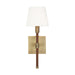 Myhouse Lighting Visual Comfort Studio - LW1011TWB - One Light Wall Sconce - Katie - Time Worn Brass