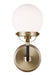 Myhouse Lighting Visual Comfort Studio - 4187901-848 - One Light Wall Sconce - Cafe - Satin Brass