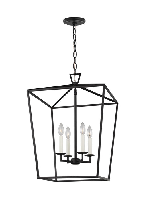 Myhouse Lighting Visual Comfort Studio - 5392604-112 - Four Light Lantern - Dianna - Midnight Black