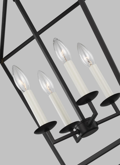 Myhouse Lighting Visual Comfort Studio - 5392604-112 - Four Light Lantern - Dianna - Midnight Black