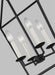 Myhouse Lighting Visual Comfort Studio - 5392604-112 - Four Light Lantern - Dianna - Midnight Black