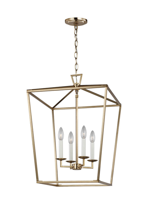 Myhouse Lighting Visual Comfort Studio - 5392604-848 - Four Light Lantern - Dianna - Satin Brass