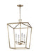 Myhouse Lighting Visual Comfort Studio - 5392604-848 - Four Light Lantern - Dianna - Satin Brass