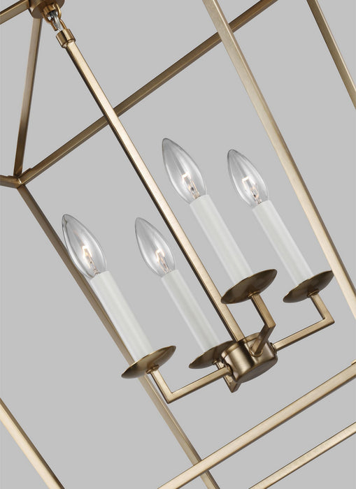 Myhouse Lighting Visual Comfort Studio - 5392604-848 - Four Light Lantern - Dianna - Satin Brass