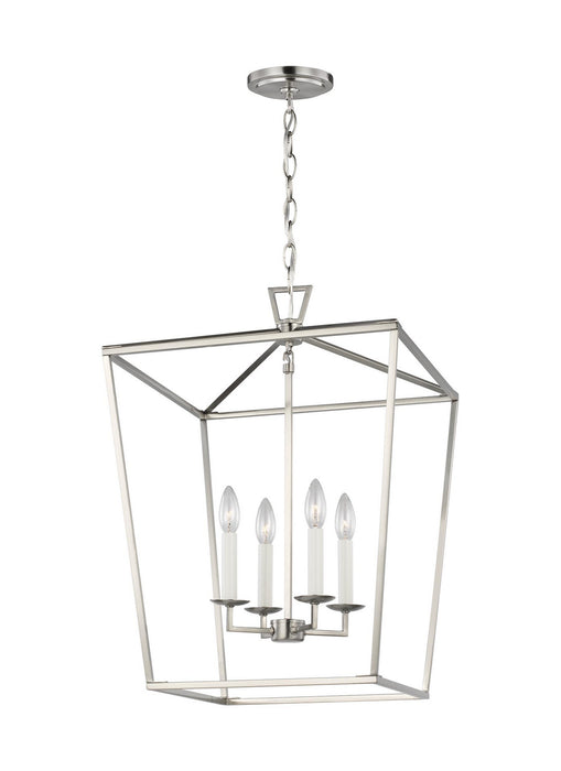 Myhouse Lighting Visual Comfort Studio - 5392604-962 - Four Light Lantern - Dianna - Brushed Nickel