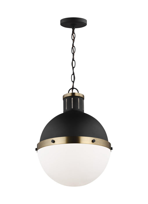 Myhouse Lighting Visual Comfort Studio - 6577101-112 - One Light Pendant - Hanks - Midnight Black