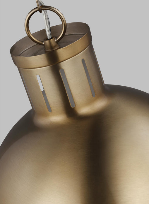 Myhouse Lighting Visual Comfort Studio - 6577101-848 - One Light Pendant - Hanks - Satin Brass