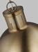 Myhouse Lighting Visual Comfort Studio - 6577101-848 - One Light Pendant - Hanks - Satin Brass