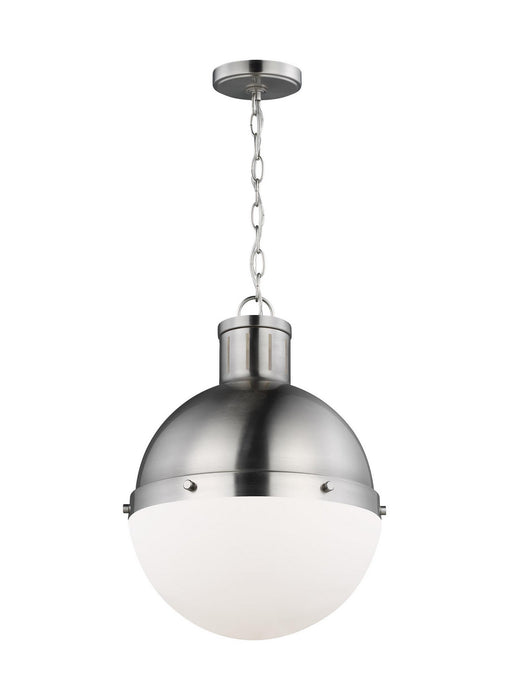 Myhouse Lighting Visual Comfort Studio - 6577101-962 - One Light Pendant - Hanks - Brushed Nickel