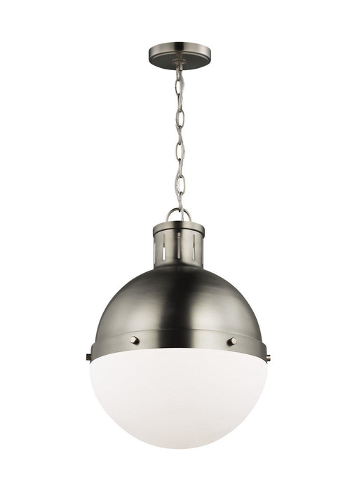 Myhouse Lighting Visual Comfort Studio - 6577101-965 - One Light Pendant - Hanks - Antique Brushed Nickel