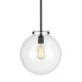 Myhouse Lighting Visual Comfort Studio - 6692101-112 - One Light Pendant - Kate - Midnight Black