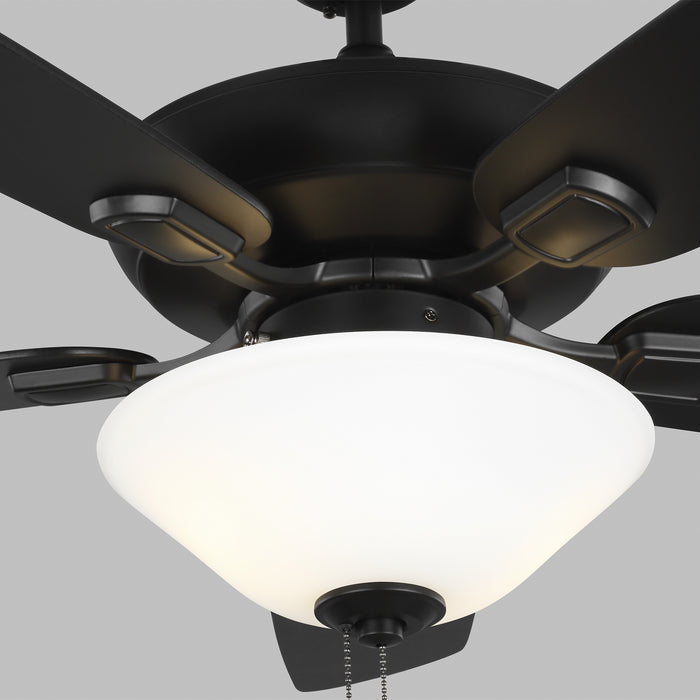 Myhouse Lighting Generation Lighting - 5COM52MBKD-V1 - 52"Ceiling Fan - Colony - Midnight Black