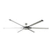 Myhouse Lighting Visual Comfort Fan - 6LFR96PBSD - 96``Ceiling Fan - Loft 96 - Painted Brushed Steel