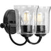 Myhouse Lighting Progress Lighting - P300254-031 - Two Light Bath - Bowman - Black