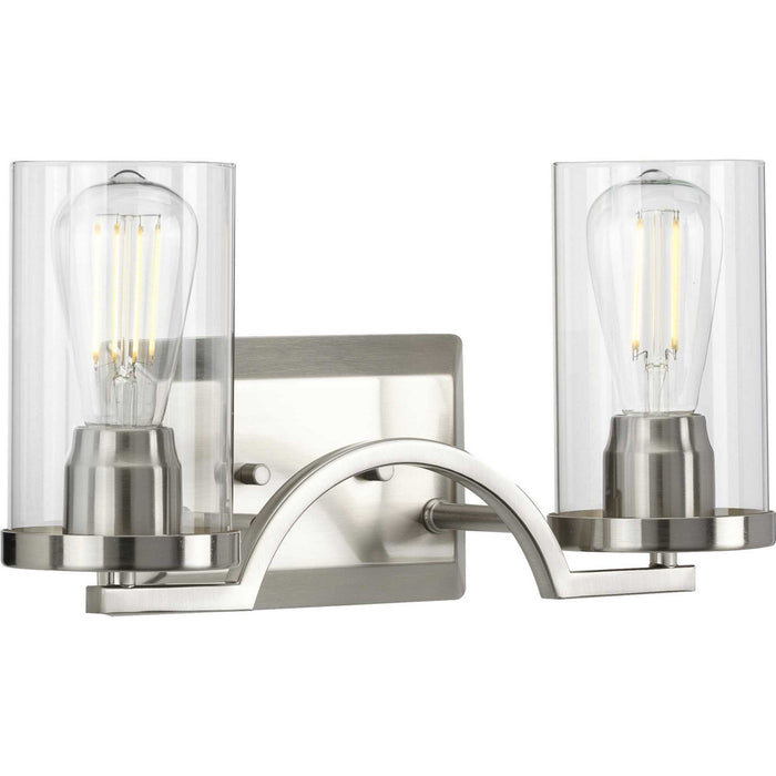 Myhouse Lighting Progress Lighting - P300257-009 - Two Light Bath - Lassiter - Brushed Nickel