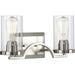 Myhouse Lighting Progress Lighting - P300257-009 - Two Light Bath - Lassiter - Brushed Nickel