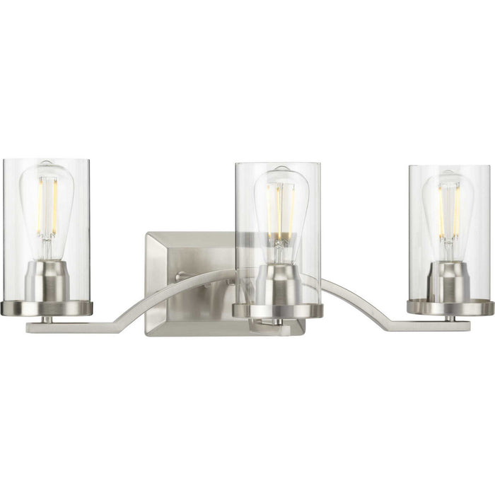 Myhouse Lighting Progress Lighting - P300258-009 - Three Light Bath - Lassiter - Brushed Nickel