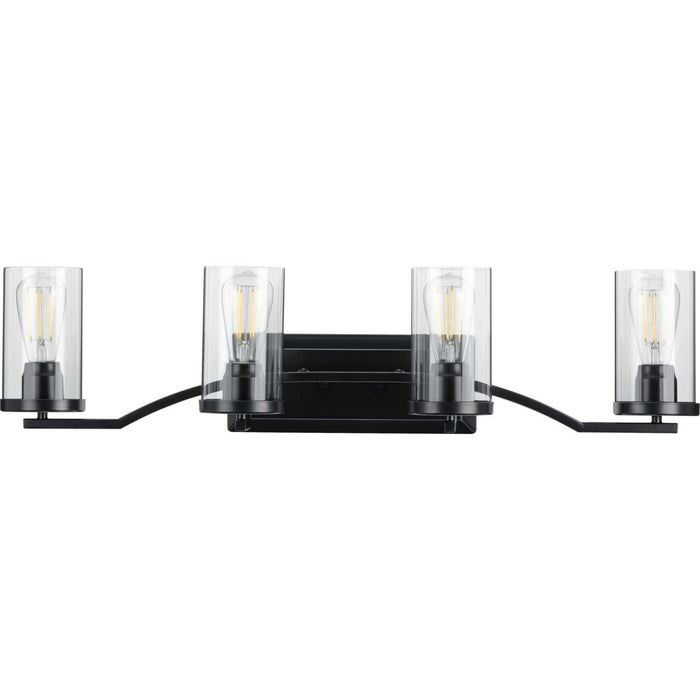 Myhouse Lighting Progress Lighting - P300259-031 - Four Light Bath - Lassiter - Black