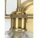 Myhouse Lighting Progress Lighting - P300287-163 - Two Light Bath - Fayette - Vintage Brass