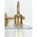 Myhouse Lighting Progress Lighting - P300287-163 - Two Light Bath - Fayette - Vintage Brass