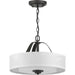 Myhouse Lighting Progress Lighting - P350098-143 - Two Light Semi Flush Convertible - Kene - Graphite