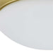 Myhouse Lighting Progress Lighting - P350147-012 - Two Light Flush Mount - Etched Opal Dome - Satin Brass