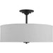 Myhouse Lighting Progress Lighting - P350167-143 - Three Light Semi Flush Mount - Inspire - Graphite