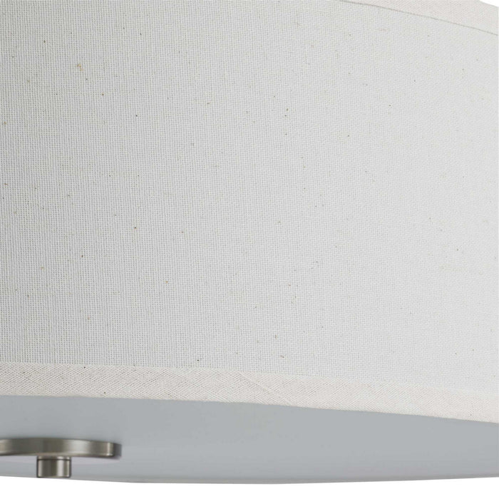 Myhouse Lighting Progress Lighting - P350168-009 - Three Light Semi Flush Mount - Inspire - Brushed Nickel