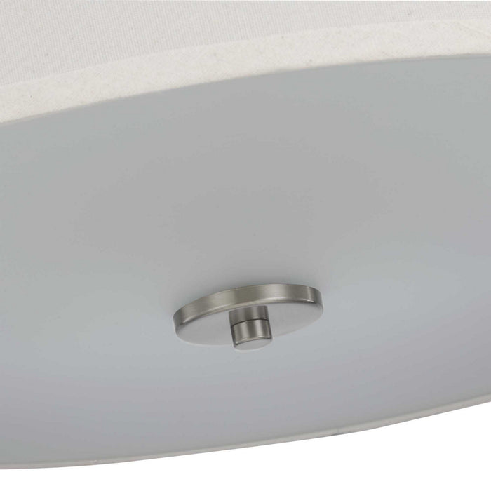 Myhouse Lighting Progress Lighting - P350168-009 - Three Light Semi Flush Mount - Inspire - Brushed Nickel