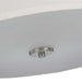 Myhouse Lighting Progress Lighting - P350168-009 - Three Light Semi Flush Mount - Inspire - Brushed Nickel