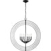 Myhouse Lighting Progress Lighting - P3889-31 - Six Light Pendant - Equinox - Black