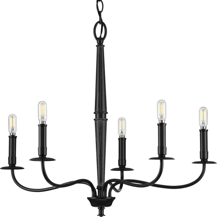 Myhouse Lighting Progress Lighting - P400199-031 - Five Light Chandelier - Durrell - Black