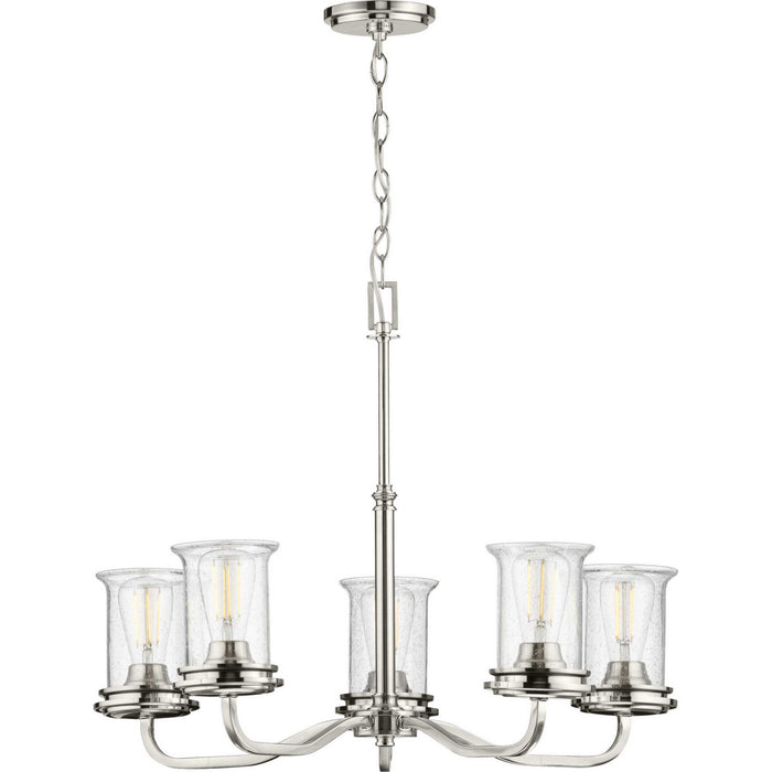 Myhouse Lighting Progress Lighting - P400206-009 - Five Light Chandelier - Winslett - Brushed Nickel