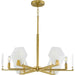 Myhouse Lighting Progress Lighting - P400216-109 - Six Light Chandelier - Rae - Brushed Bronze