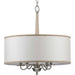 Myhouse Lighting Progress Lighting - P400218-009 - Four Light Chandelier - Durrell - Brushed Nickel