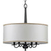 Myhouse Lighting Progress Lighting - P400218-031 - Four Light Chandelier - Durrell - Black