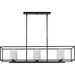 Myhouse Lighting Progress Lighting - P400225-031 - Three Light Island Chandelier - Chadwick - Black