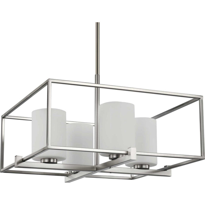 Myhouse Lighting Progress Lighting - P400226-009 - Four Light Chandelier - Chadwick - Brushed Nickel