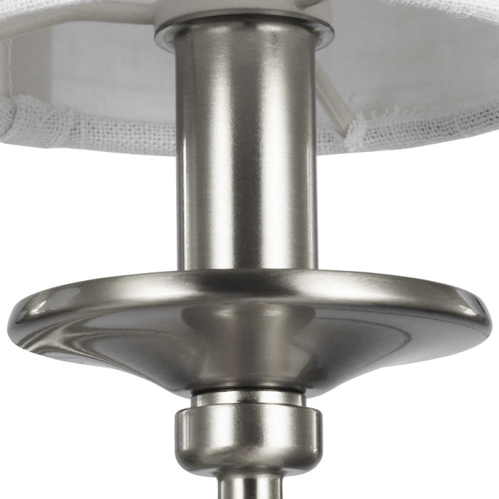 Myhouse Lighting Progress Lighting - P400227-009 - Six Light Foyer Chandelier - Bonita - Brushed Nickel