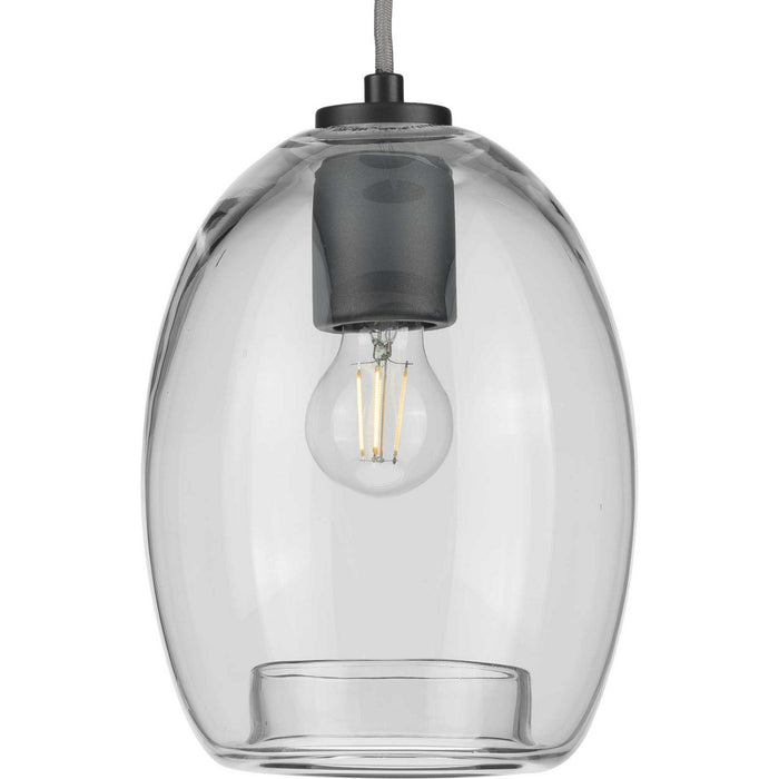 Myhouse Lighting Progress Lighting - P500159-143 - One Light Mini Pendant - Caisson - Graphite